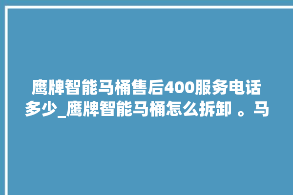 鹰牌智能马桶售后400服务电话多少_鹰牌智能马桶怎么拆卸 。马桶