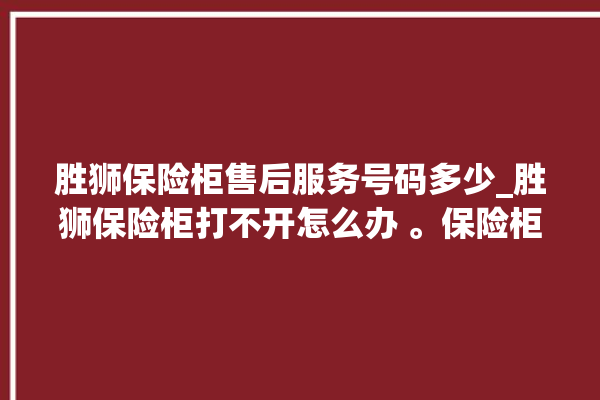 胜狮保险柜售后服务号码多少_胜狮保险柜打不开怎么办 。保险柜