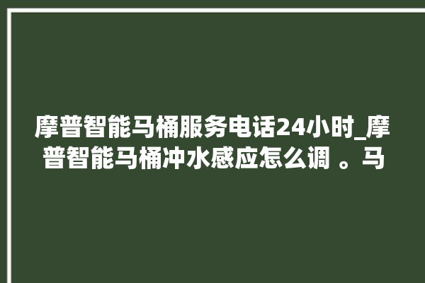 摩普智能马桶服务电话24小时_摩普智能马桶冲水感应怎么调 。马桶