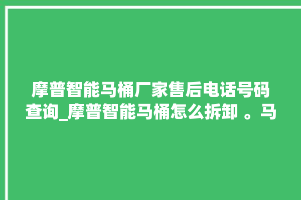 摩普智能马桶厂家售后电话号码查询_摩普智能马桶怎么拆卸 。马桶