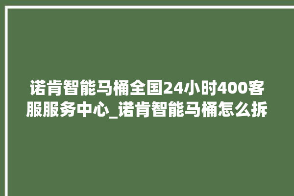 诺肯智能马桶全国24小时400客服服务中心_诺肯智能马桶怎么拆卸 。马桶