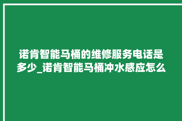 诺肯智能马桶的维修服务电话是多少_诺肯智能马桶冲水感应怎么调 。马桶