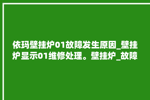 依玛壁挂炉01故障发生原因_壁挂炉显示01维修处理。壁挂炉_故障