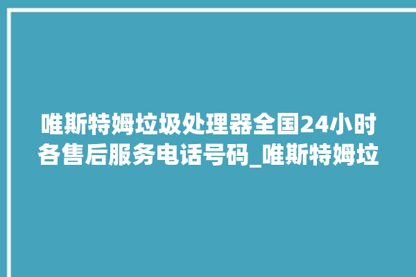 唯斯特姆垃圾处理器全国24小时各售后服务电话号码_唯斯特姆垃圾处理器价格是多少钱 。斯特