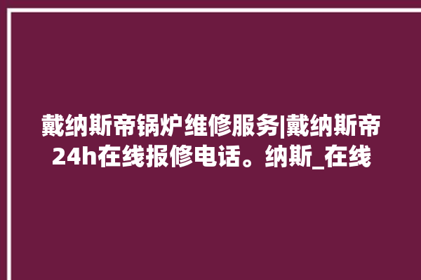 戴纳斯帝锅炉维修服务|戴纳斯帝24h在线报修电话。纳斯_在线