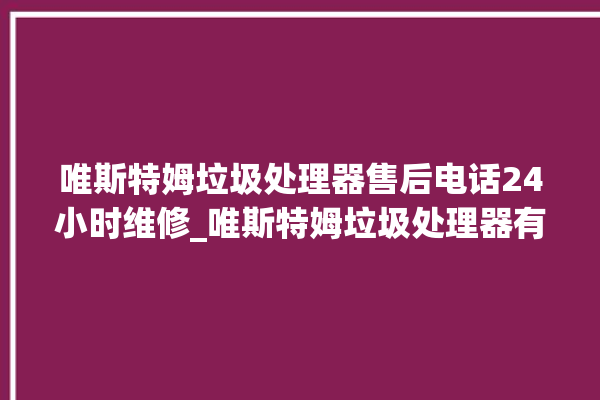 唯斯特姆垃圾处理器售后电话24小时维修_唯斯特姆垃圾处理器有必要买吗 。斯特