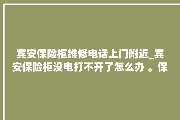 宾安保险柜维修电话上门附近_宾安保险柜没电打不开了怎么办 。保险柜