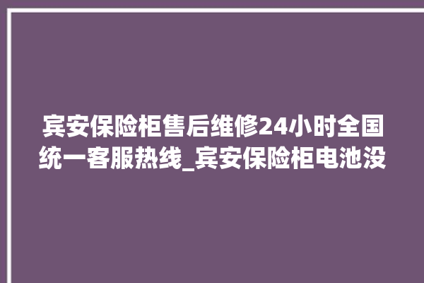 宾安保险柜售后维修24小时全国统一客服热线_宾安保险柜电池没电无法开门怎么办 。保险柜