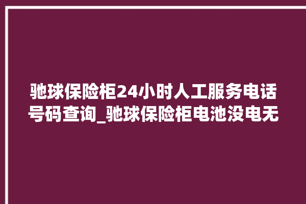 驰球保险柜24小时人工服务电话号码查询_驰球保险柜电池没电无法开门怎么办 。保险柜