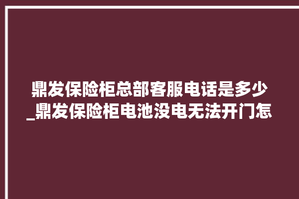 鼎发保险柜总部客服电话是多少_鼎发保险柜电池没电无法开门怎么办 。保险柜