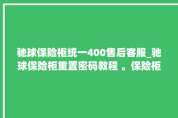 驰球保险柜统一400售后客服_驰球保险柜重置密码教程 。保险柜