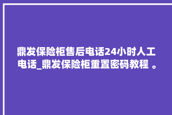 鼎发保险柜售后电话24小时人工电话_鼎发保险柜重置密码教程 。保险柜