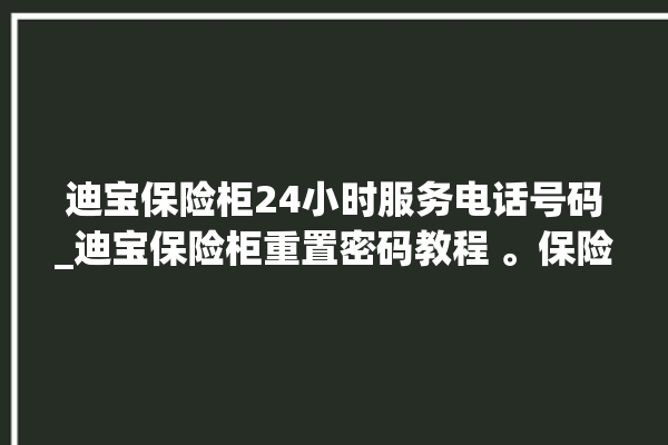 迪宝保险柜24小时服务电话号码_迪宝保险柜重置密码教程 。保险柜