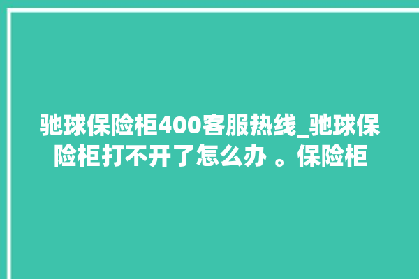 驰球保险柜400客服热线_驰球保险柜打不开了怎么办 。保险柜