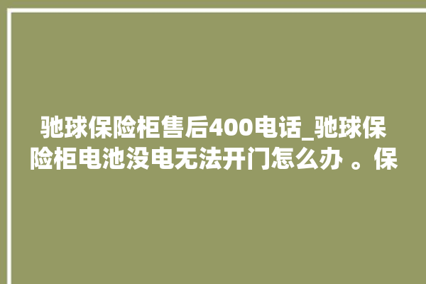 驰球保险柜售后400电话_驰球保险柜电池没电无法开门怎么办 。保险柜