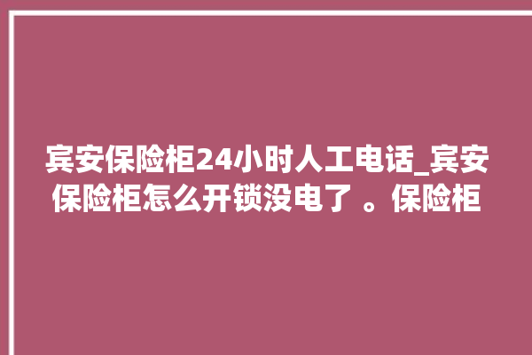 宾安保险柜24小时人工电话_宾安保险柜怎么开锁没电了 。保险柜