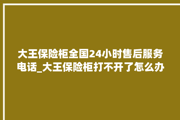 大王保险柜全国24小时售后服务电话_大王保险柜打不开了怎么办 。保险柜