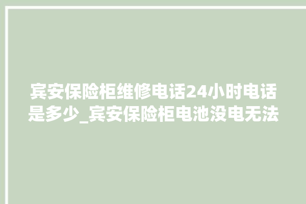 宾安保险柜维修电话24小时电话是多少_宾安保险柜电池没电无法开门怎么办 。保险柜