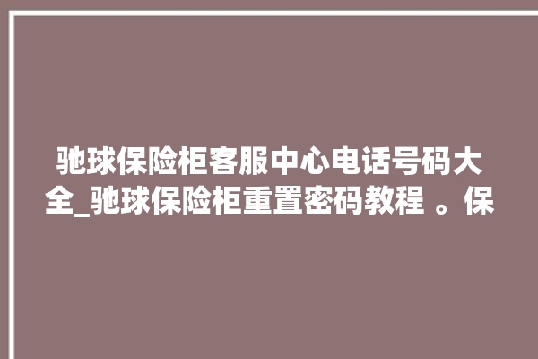 驰球保险柜客服中心电话号码大全_驰球保险柜重置密码教程 。保险柜