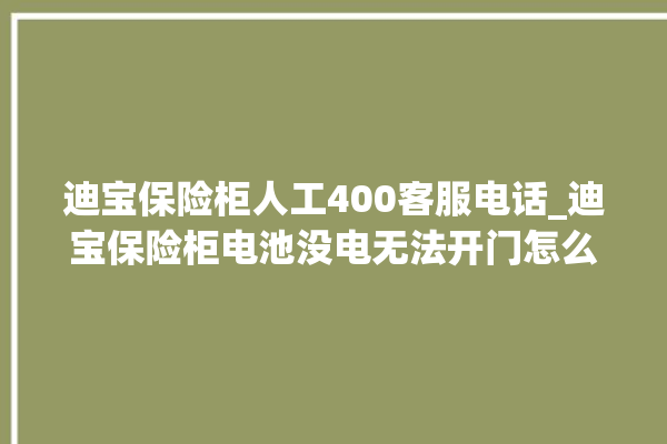 迪宝保险柜人工400客服电话_迪宝保险柜电池没电无法开门怎么办 。保险柜