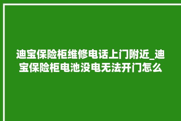 迪宝保险柜维修电话上门附近_迪宝保险柜电池没电无法开门怎么办 。保险柜