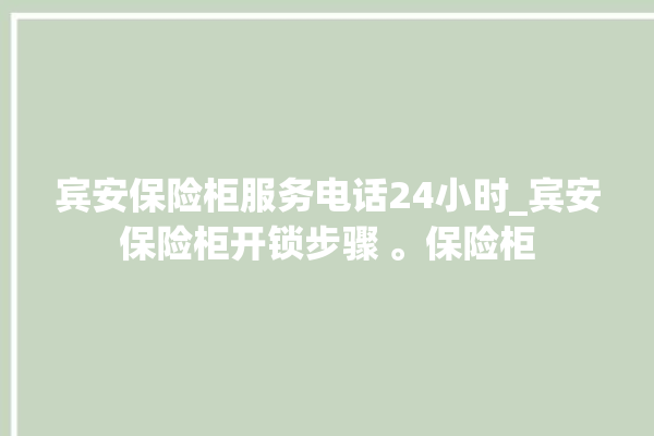 宾安保险柜服务电话24小时_宾安保险柜开锁步骤 。保险柜