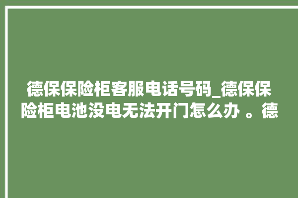 德保保险柜客服电话号码_德保保险柜电池没电无法开门怎么办 。德保