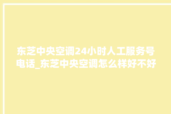 东芝中央空调24小时人工服务号电话_东芝中央空调怎么样好不好 。东芝